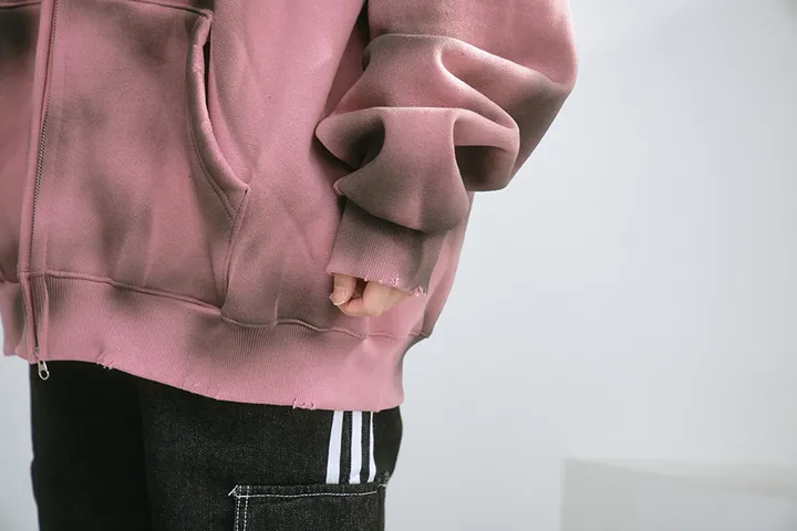 [UNISEX] 빈티지 워싱 더티 투웨이 후드집업 크롭 워싱  피그먼트 오버핏  핸드워머  커플룩 스트릿룩 빈티지룩 남여공용 유니섹스 크롭집업  빅사이즈 유니크 봄신상신상 물나염 상세 이미지 52