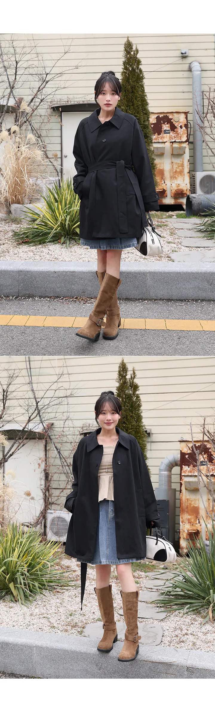 [간절기필수!베이직한♥]밀스래글런하프트렌치CT 상세 이미지 28