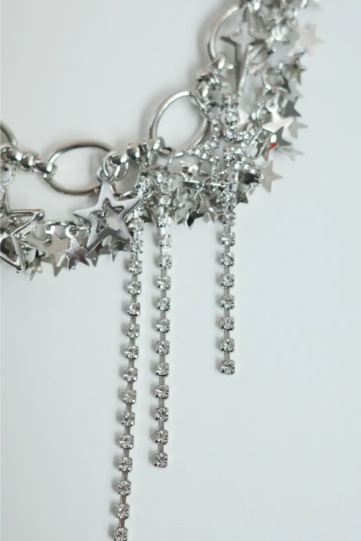 star chain necklace | 별 스타 큐빅 체인 목걸이 상세 이미지 27