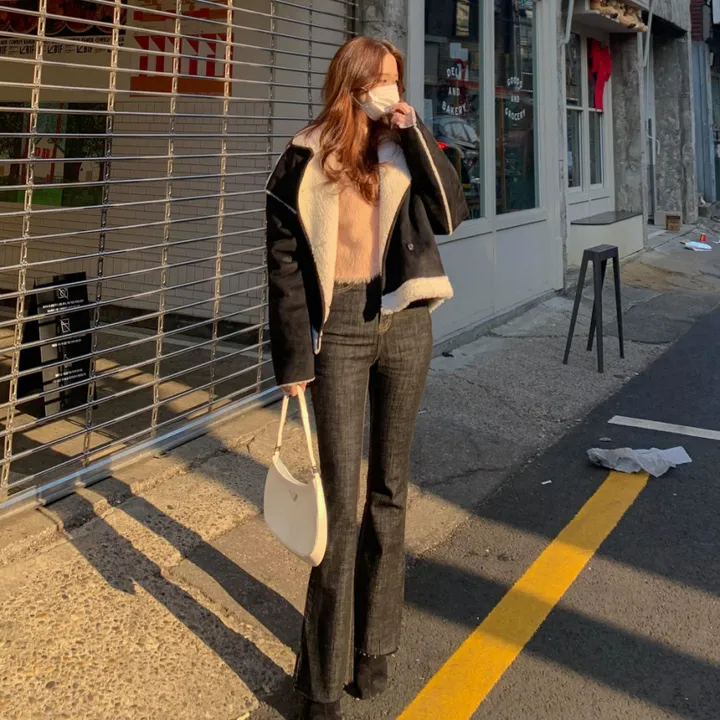 [심쿵핏/털빠짐X] 따뜻 도톰 파스텔 루즈핏 앙고라 모헤어 크롭 브이넥 벌룬 소매 깃털 퍼 니트 가디건 상세 이미지 87