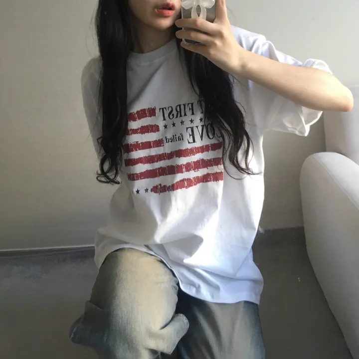 [빈티지/오버핏!] 페일 레터링 프린팅 반팔티 (3color) 상세 이미지 9