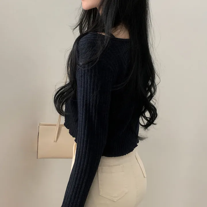 [재진행/세트가격/여리핏!] 요플레 골지 나시+크롭 니트가디건 투피스,셋업 - 5color 상세 이미지 26