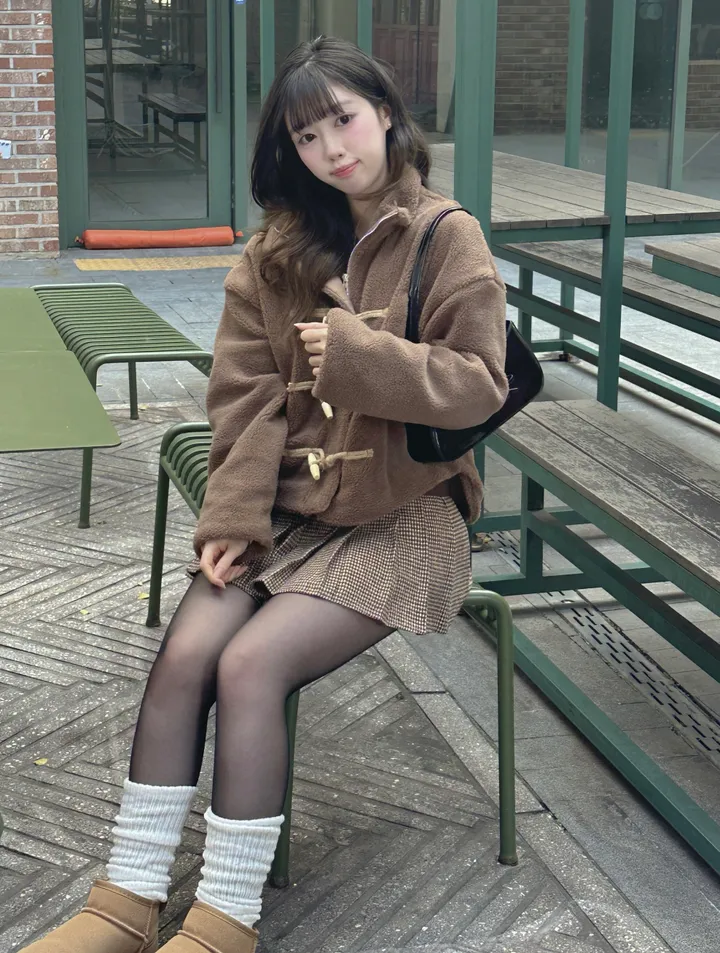 🚀season off SALE🚀[왕따뜻/갓성비🤍] 반목카라 양털 뽀글이 플리스 누빔 떡볶이 집업 숏자켓 3color 상세 이미지 29