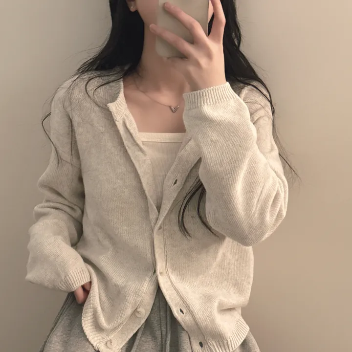 [캐시울10%/여유핏~!] 퀄리티 높은 봄 데일리 니트 가디건 6color 상세 이미지 8
