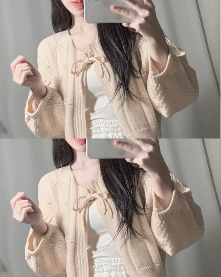 퍼프소매 베이 볼레로cd 상세 이미지 15