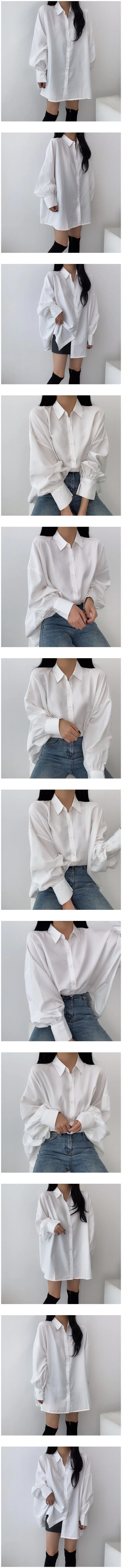 [가성비갑/강추] 베이직 루즈 박시 셔츠 (3 color) 상세 이미지 3