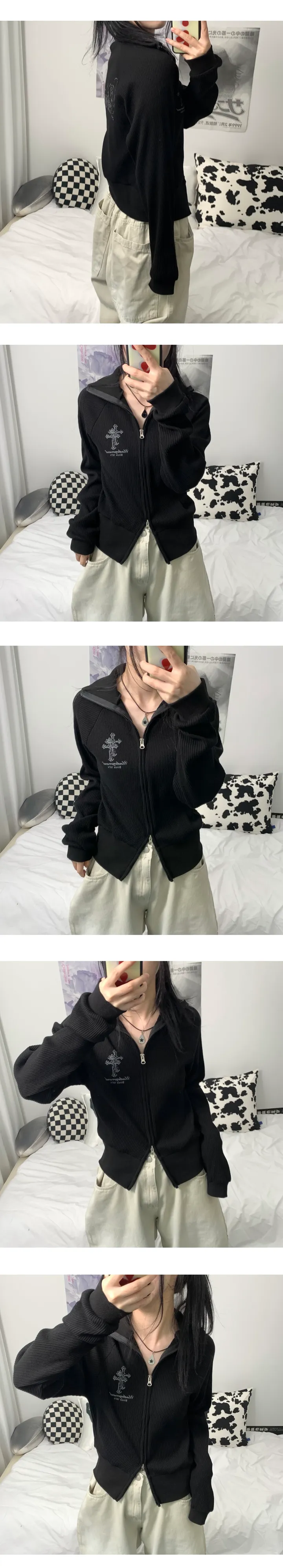 saint golgi zip-up (3color) 상세 이미지 6
