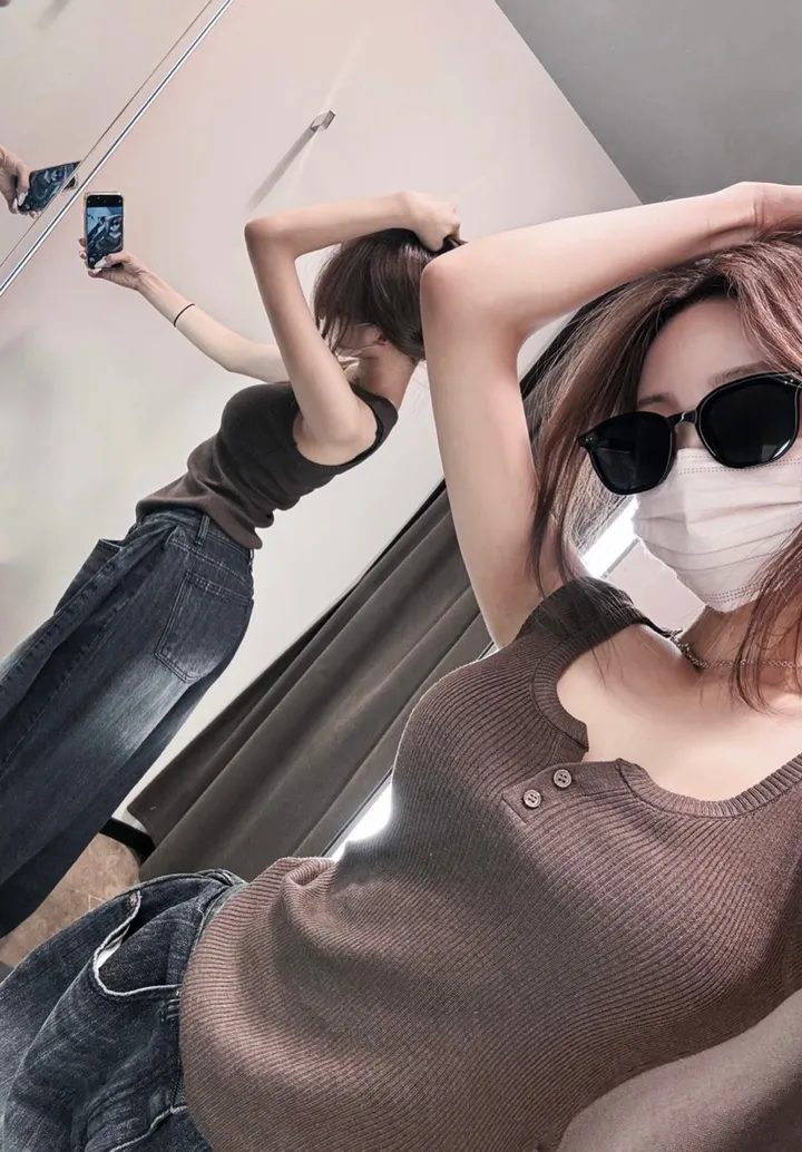 [승모근소멸!/핏보장] 여리단추 얄포롬 니트나시 상세 이미지 9