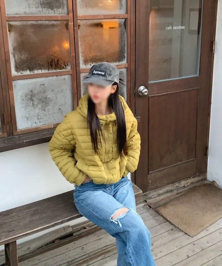 s/s new🤍 휘뚜루마뚜루 데일리템! 가벼운 경량패딩 후드패딩 오리털패딩 (블랙,라임) 상세 이미지 6