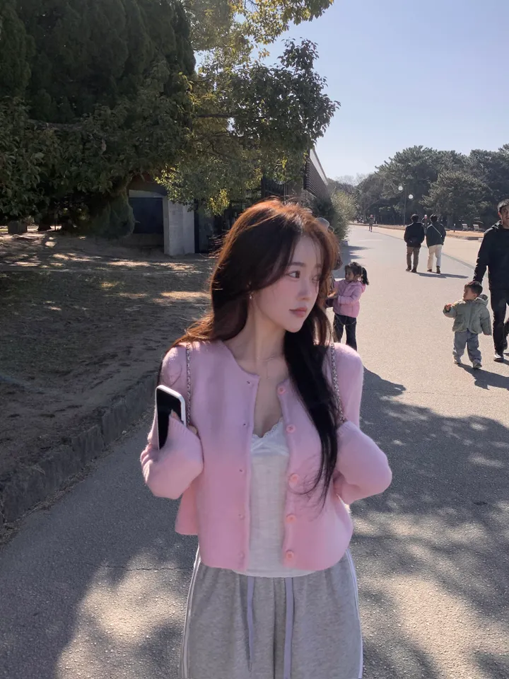 [베이비색감💌/고퀄원단] 앙고라 봄 새미크롭 가디건-4col 상세 이미지 18