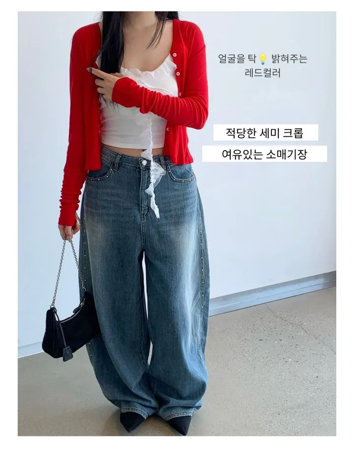 ❤‍🔥텐셀 가디건 세미크롭 여리핏 봄 여름 간절기 살안타템 상세 이미지 7