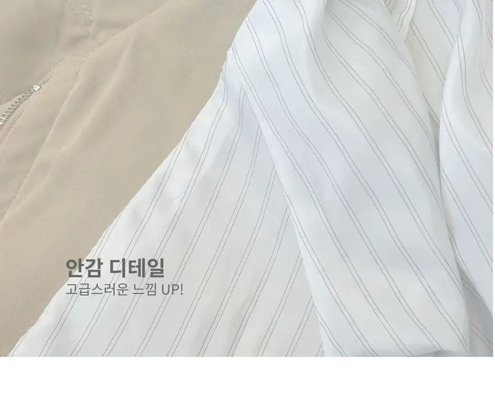 [봄 가을 필수🍂] 숏 케이프 트렌치 하프코트 2color 상세 이미지 5