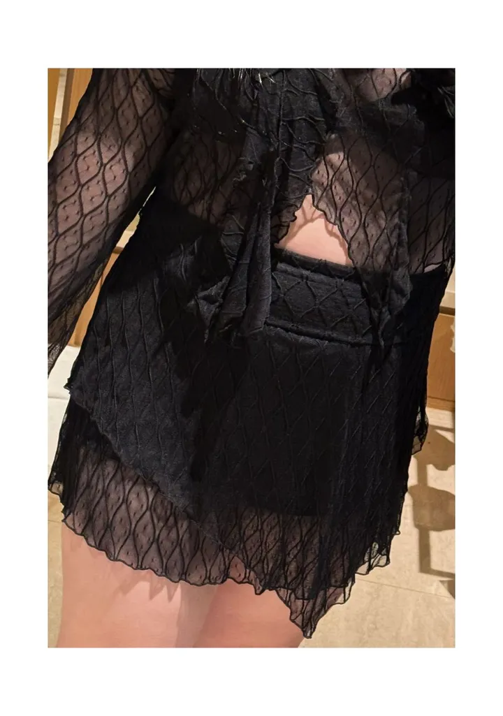 씨스루 포인트 쓰리피스 섹시 호캉스 데이트 신혼여행 수영복 강추 상세 이미지 19