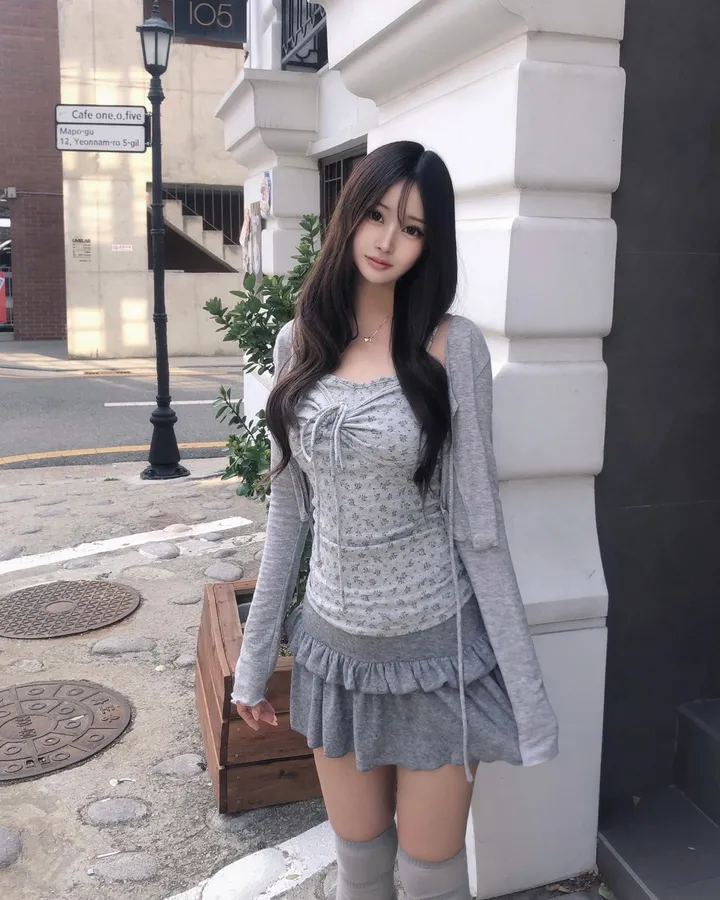[부해보임X/여리핏..💭] 플라워 비즈 셔링 나시 볼레로 가디건 세트 *3color/최저가 상세 이미지 6
