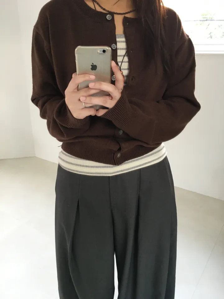 너드 소프트 가디건 (5color) 상세 이미지 46