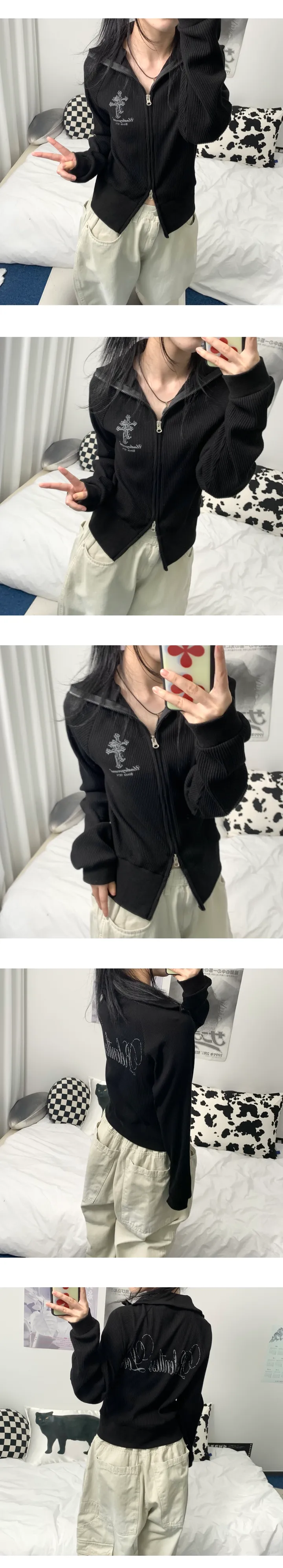 saint golgi zip-up (3color) 상세 이미지 4