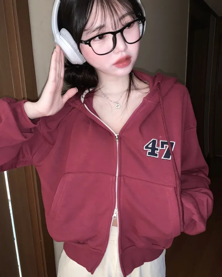 [47레터링] 루즈핏! 투웨이 후드집업 -3col 상세 이미지 3