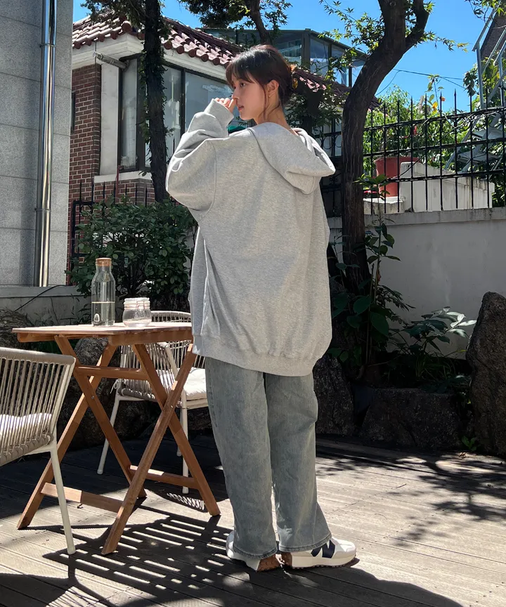 ❤️주문1등❤️왕박시핏❤️투웨이/시그니처핏 롱기장 올핏 투웨이 후드집업 5color 상세 이미지 48