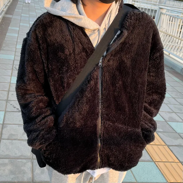 3size 남녀공용 커플룩 양털 후리스 후드집업 2color 상세 이미지 36