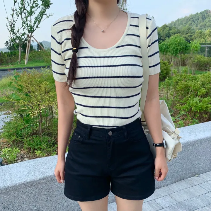 당일🚀[쿨여름팬츠!/군살커버] 하임 하이웨스트 스판 기본 반바지 3부팬츠 화이트팬츠 블랙팬츠 여름팬츠 상세 이미지 27