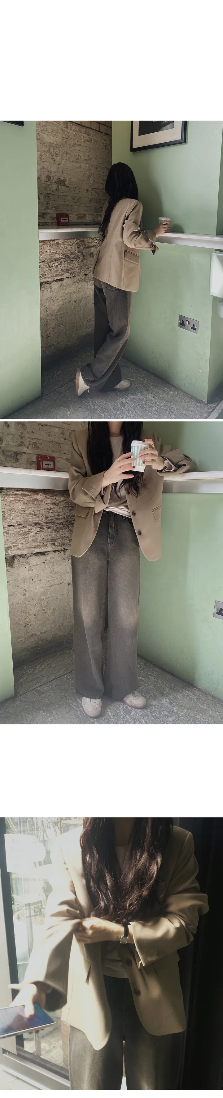 [🤎후들핏/빈티지데님] 모어와이드 에어소프트 데님팬츠 (+베이직/롱ver) - 4 size (SLOWMADE/자체제작/키작녀/키큰녀/고퀄리티/디테일/와이드팬츠/기본템/웰메이드) 상세 이미지 61