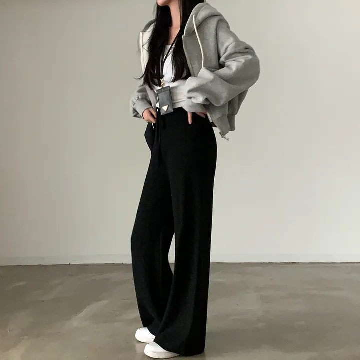[완전인기✨/백염컬러 당일출고!] 자체제작 크치Made 꿈에 나온 핏, 투웨이 양기모 크롭 후드집업 ver 아우터 자켓 - zipup 상세 이미지 100