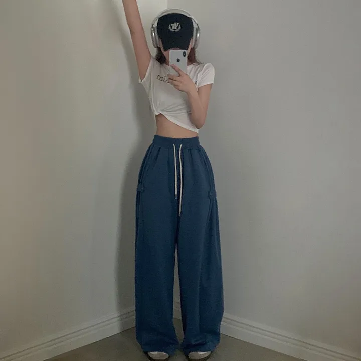 Made [봄컬러추가/🤍숏,롱!] 비어 사이드스냅 비죠, 버튼 롱와이드 트레이닝 추리닝 밴딩팬츠 - 12color 상세 이미지 54