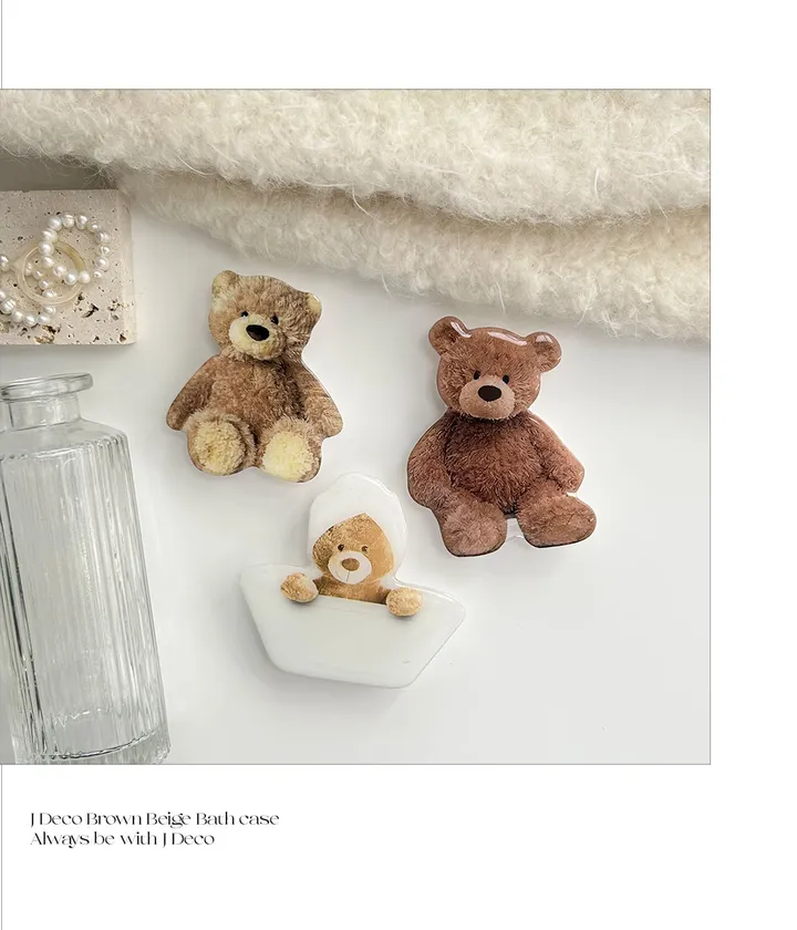 🧸[당일/ 아이폰16 입고] 곰돌이 베어 스마트톡 아이폰 케이스 세트 상세 이미지 6