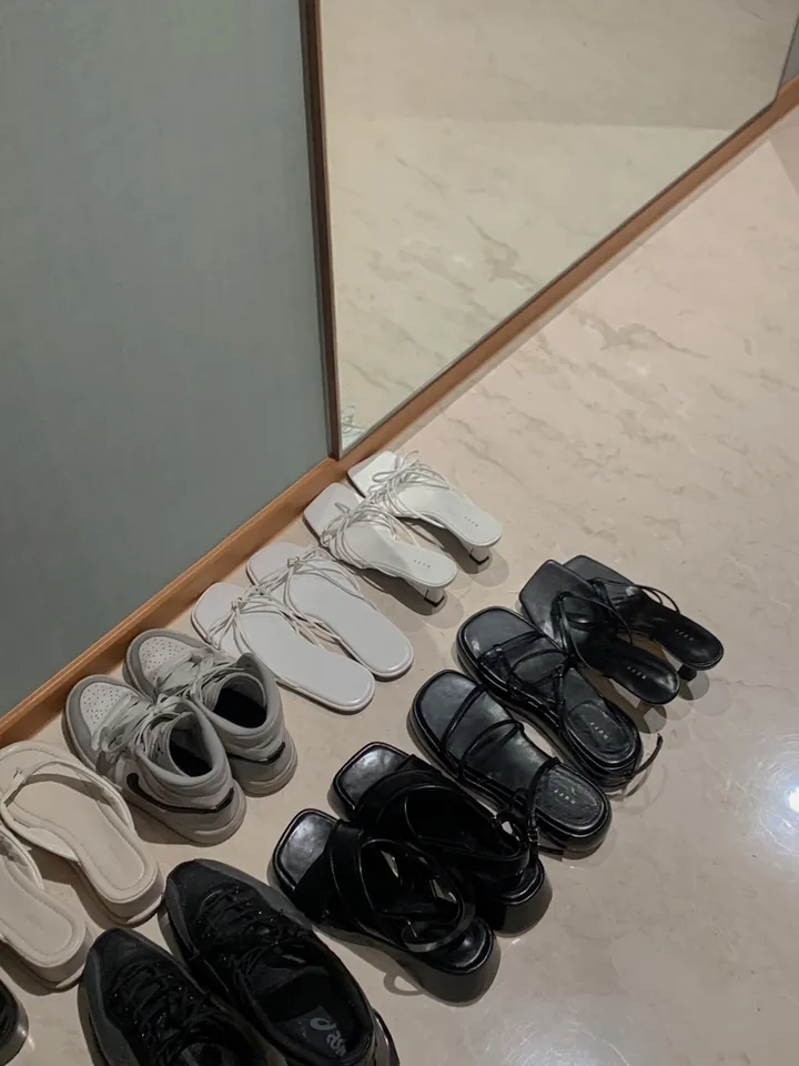 [너무예뻐🐾가디건SET] 자체제작 벌룬 골지 볼레로 니트 가디건 + 단가라 슬림 리본 나시 세트 투피스 세트웨어 SET 스트라이프 탑 사계절 블랙 봄 간절기 새학기룩 1COL 상세 이미지 37