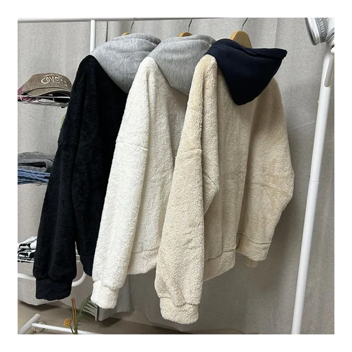 [당일배송][양털/뽀글이]후드 플리스 투웨이 겨울 따뜻한 데일리 점퍼 3color 묶음할인중 상세 이미지 104