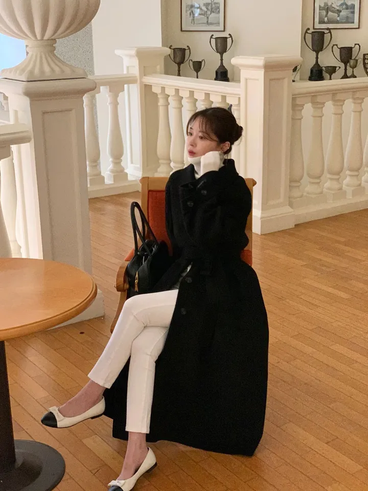 도리 롱코트 울코트 핸드메이드코트 겨울자켓 상세 이미지 29