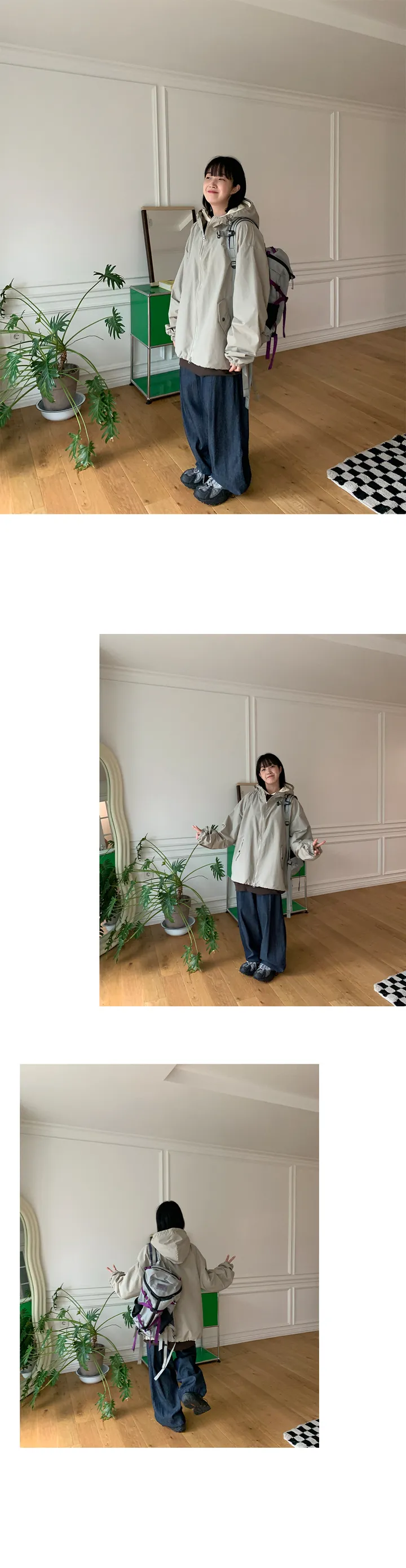[3천장돌파][unisex] 랄토 후드 투웨이 오버 점퍼 (5color) 상세 이미지 3