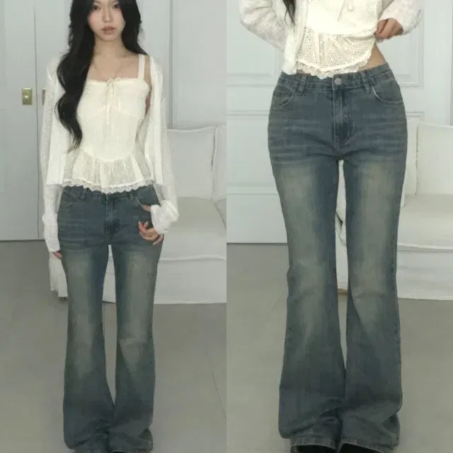 [~30%쿠폰 오늘까지⏰][유색단독🪽/누적50000장/골반생성핏!] 멜튼 백포켓 부츠컷 데님 팬츠