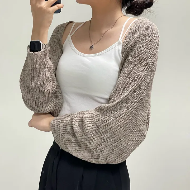 [여리핏/지금부터 쭉~] 엘르 볼레로 가디건 크롭가디건 여름가디건 상세 이미지 34