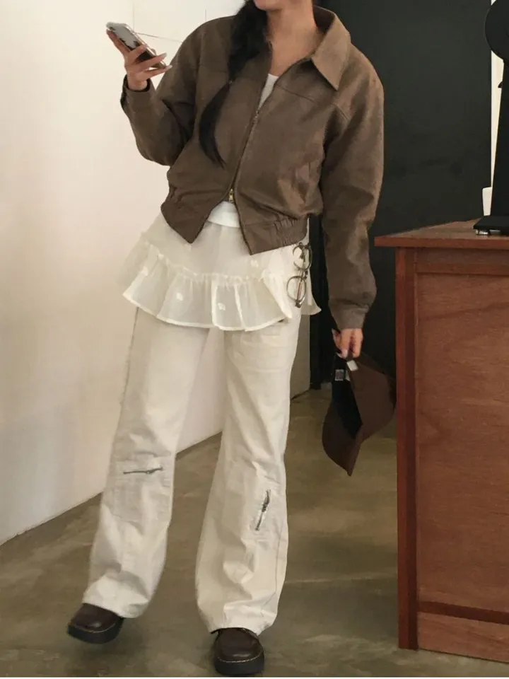 [문의폭주/봄신상🤎] 인디고 스웨이드 빈티지 블루종 자켓 상세 이미지 19