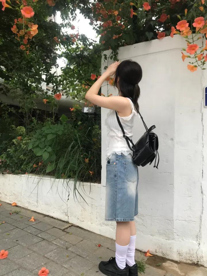 블랙 레더 미니 백팩 상세 이미지 25