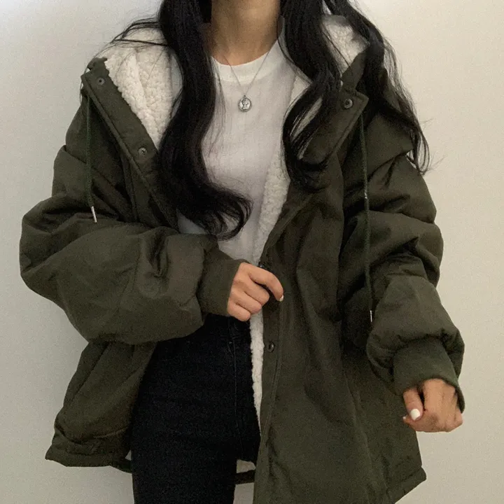 [ 겨울까지 ] 안감 양털 왕따뜻 야상 점퍼 상세 이미지 41