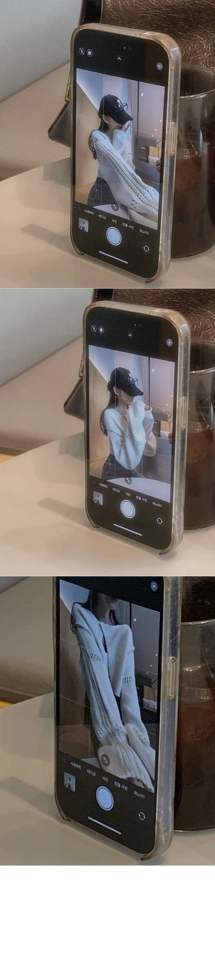 몰칸 크롭 니트 가디건 상세 이미지 18