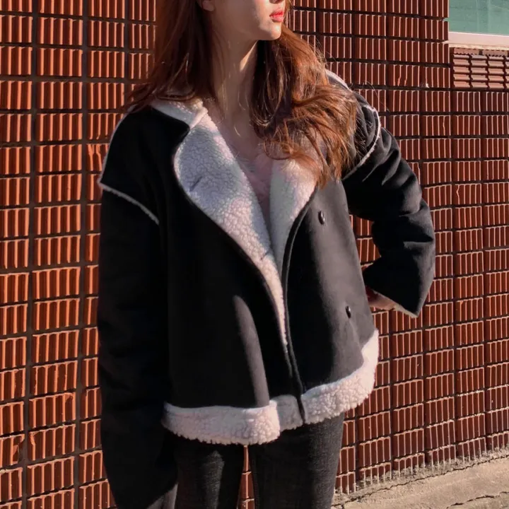 [심쿵핏/털빠짐X] 따뜻 도톰 파스텔 루즈핏 앙고라 모헤어 크롭 브이넥 벌룬 소매 깃털 퍼 니트 가디건 상세 이미지 69