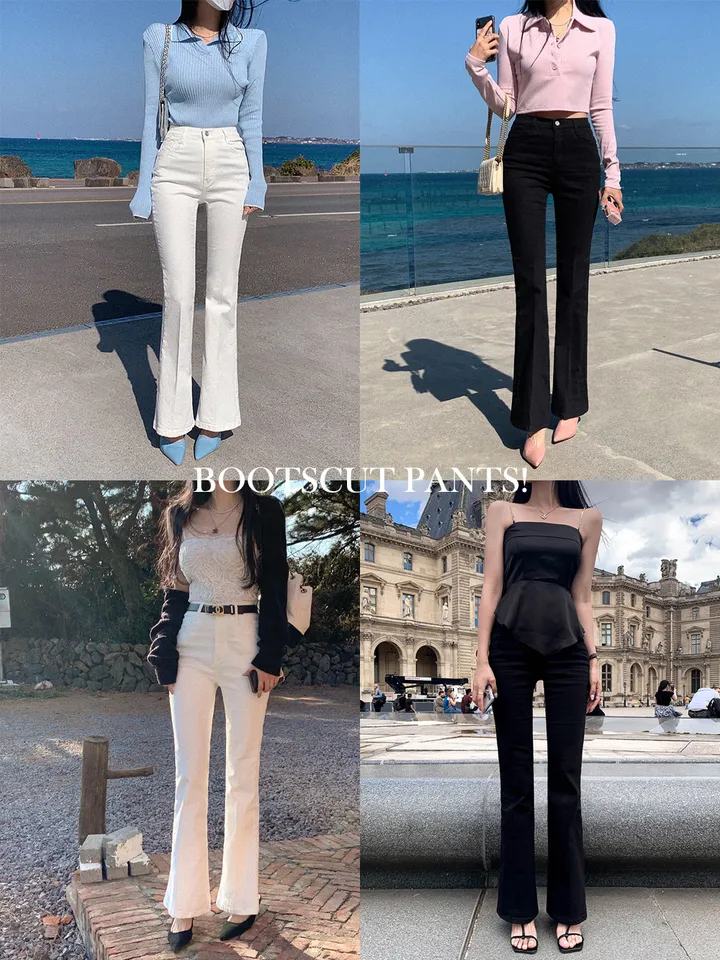단독) 볼링레직기밴딩부츠컷 pants 💗2ver.숏/롱 (xs사이즈,숏기장 추가!) 상세 이미지 5