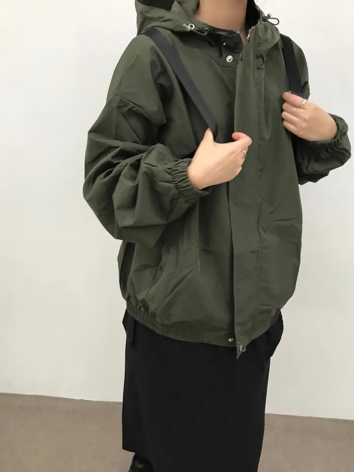 [인기🩶/간절기 아우터] 몬코 나일론 투웨이 바람막이 후드 윈드브레이커 자켓 (2color) 상세 이미지 7