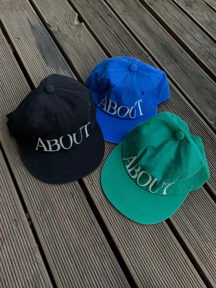 [대두도소두만들어주는핏🧢❤️/최저가💌] 어바웃 레터링 캠프 캡 모자 볼캡 (3color) 상세 이미지 11