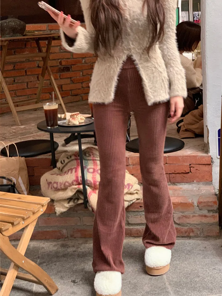 [-3kg 왜안사템/문의폭주] 벨로아 골덴 슬림 부츠컷 팬츠 상세 이미지 34