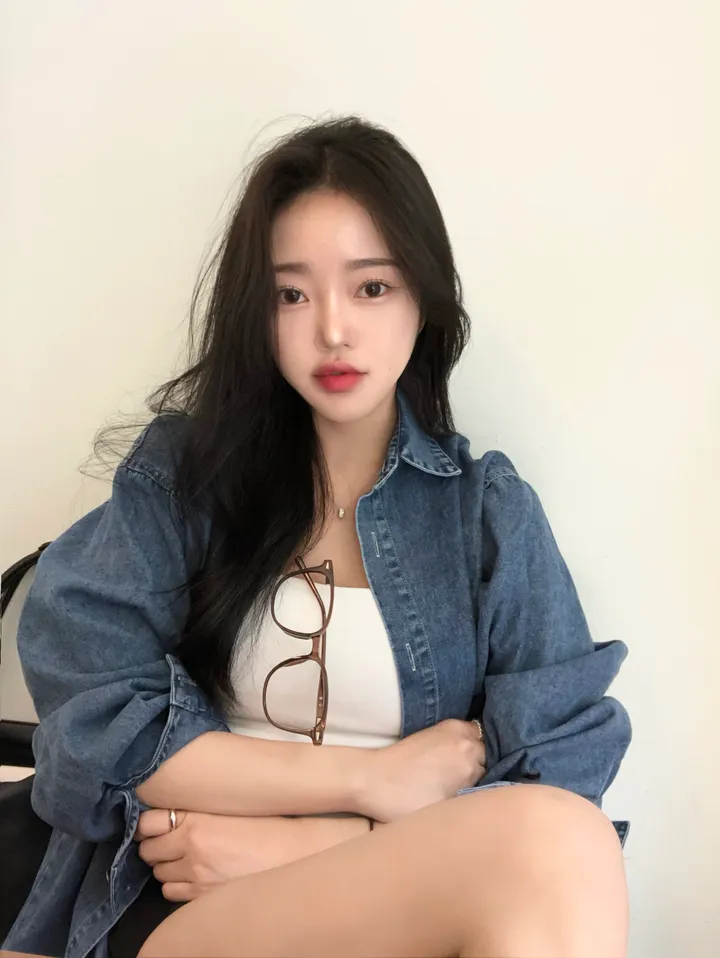 [핏강추/루즈핏] 데일리 실버버튼 청자켓 남방-2col 상세 이미지 8