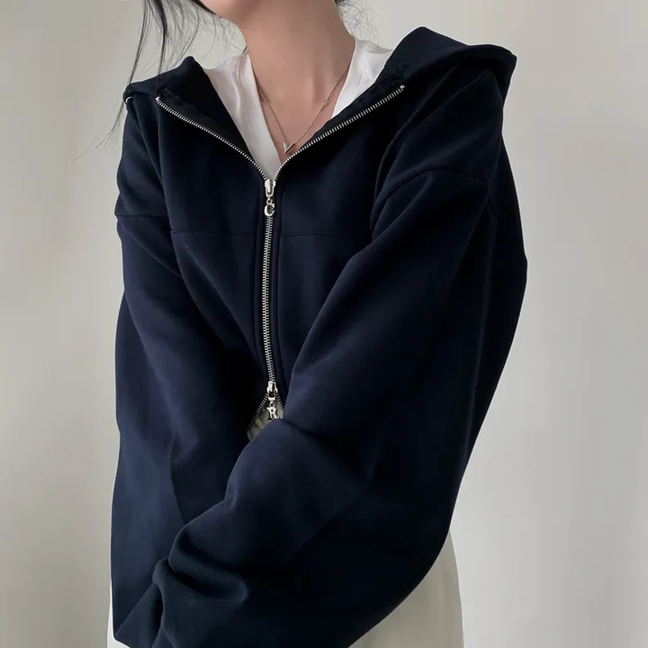 [💖후기극찬/봄,가을교복💖]  자체제작 #크치Made 꿈에 나온 핏, 사계절 입는 크롭 투웨이 후드집업 - zipup : 봄,봄아우터,봄자켓,가을,가을아우터 상세 이미지 54