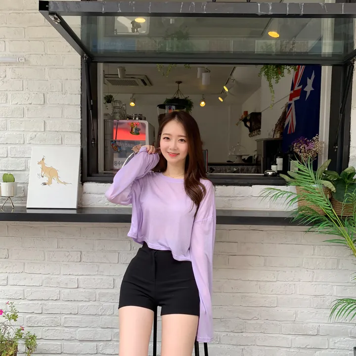 [허리쏘옥/착붙핏] 애플 뒷포켓 스판 하이웨스트 반바지 상세 이미지 28