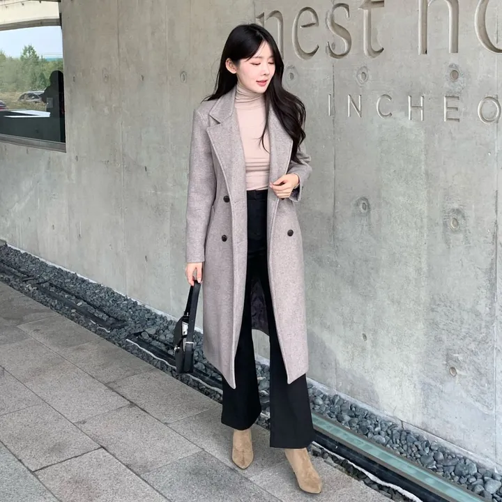 [당일출고🌹] 토토 바바리 롱코트 / 겨울코트 벨트코트 핸드메이드코트 코트 떡볶이코트 싱글코트 더블커트 밍크코트 롱패딩 숏패딩 양털코트 무스탕 겨울자켓 하객룩 아우터 점퍼 트위드자켓 트렌치코트 바바리코트 후드코트 후드롱코트 케이프코트 망토자켓 연말룩 청 상세 이미지 26