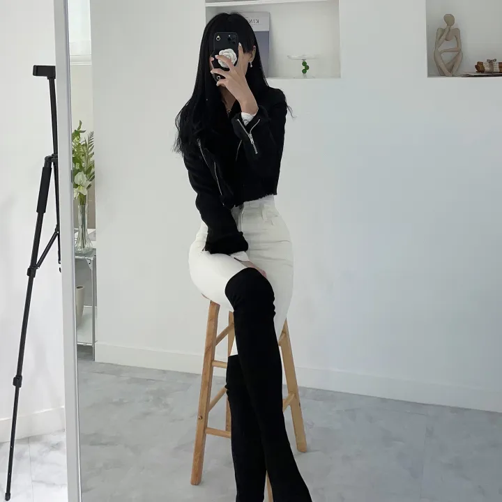 [주문폭주💝자체제작/후기보세요💝] 컬러추가 ! (벨트SET)(원조고퀄)(슬림핏)(모델소장)매력 쁠리 여신 크롭 무스탕 상세 이미지 12