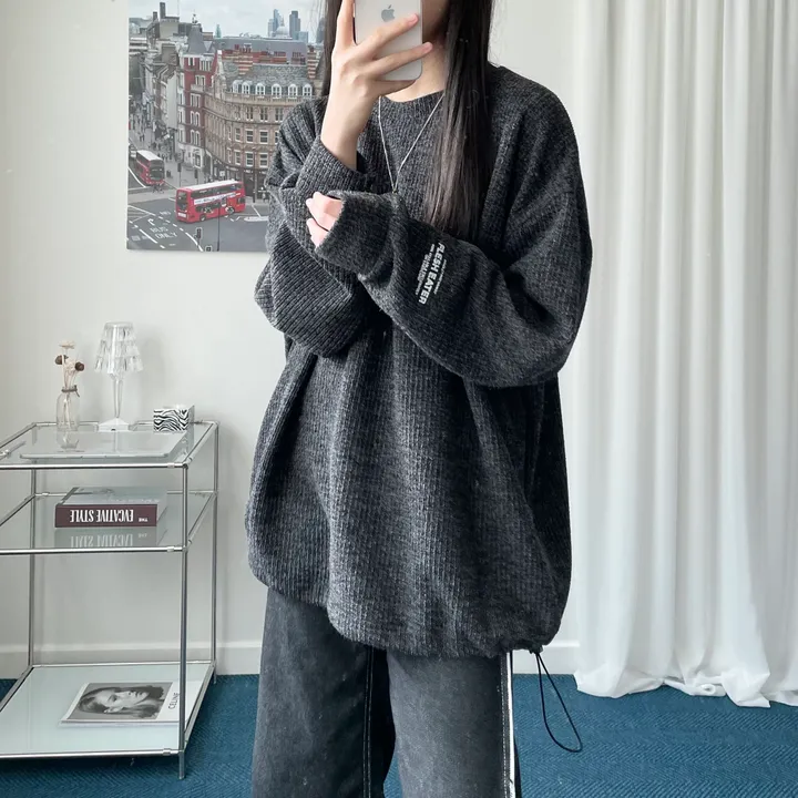 String knit mtm [unisex] 상세 이미지 5