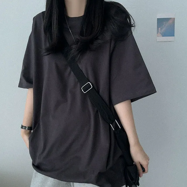 [기본템!/반팔] 베이직 박시 뉴 마카롱 무지 반팔티셔츠 (8color) 상세 이미지 17